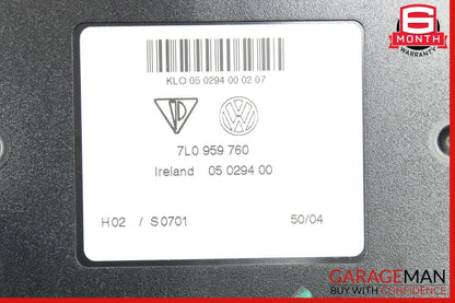 03-06 Porsche Cayenne 955 Front Left / Right Side Seat Adjustment Memory Module