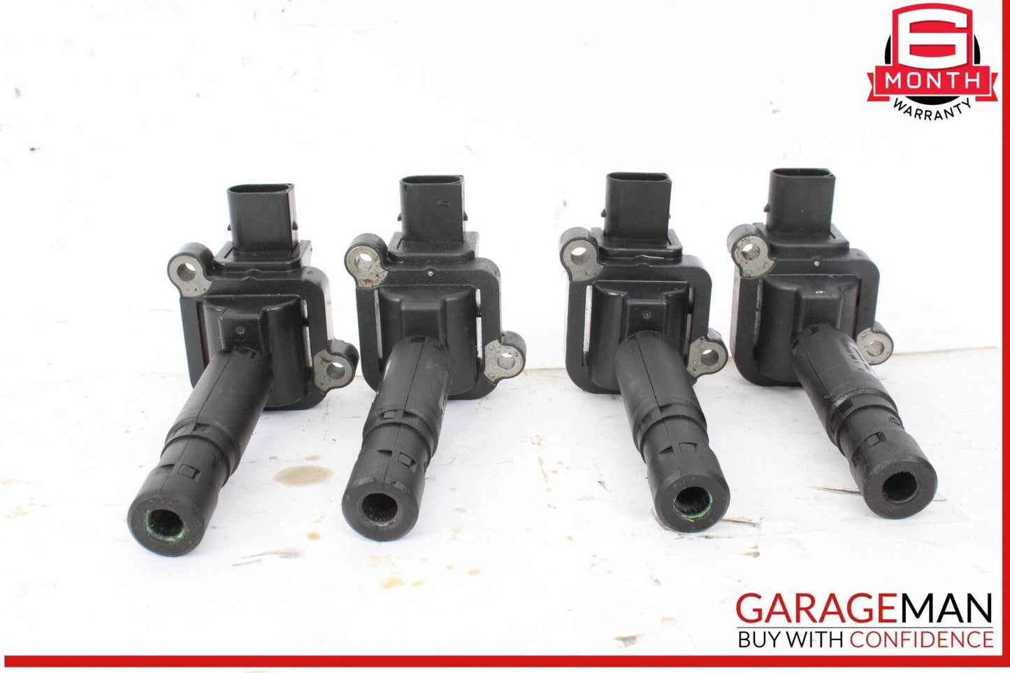 12-15 Mercedes W204 C250 Engine Ignition Coil Spark Plug 0001502580 Set of 4 OEM