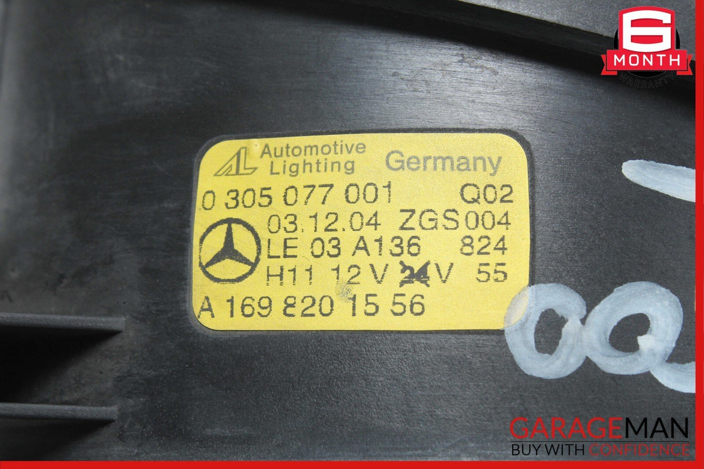 06-10 Mercedes W219 CLS500 E350 Fog Light Lamp Left Driver Side 1698201556 OEM