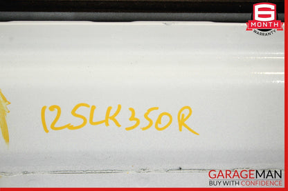 12-20 Mercedes R172 SLK350 Front Right Exterior Door Shell Frame Panel White