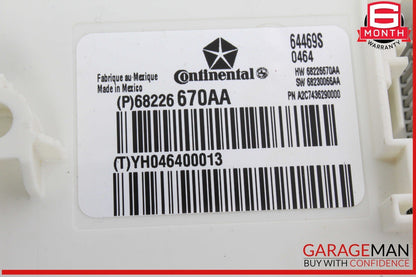 14-17 Maserati Ghibli BCM Body Computer Control Module Unit 68226670AA OEM