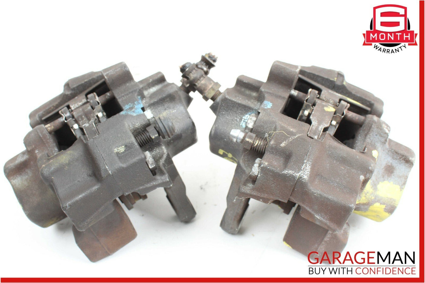 01-11 Mercedes C230 SLK300 Rear Left & Right Side Brake Caliper Calipers Set OEM
