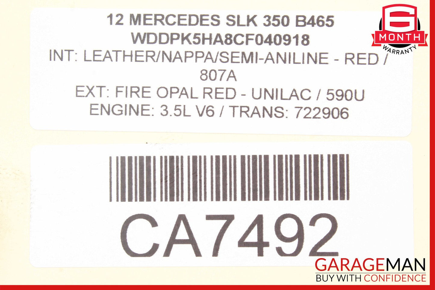 12-16 Mercedes R172 SLK350 Rear Left / Right Side Rearward Tie Rod Control Arm