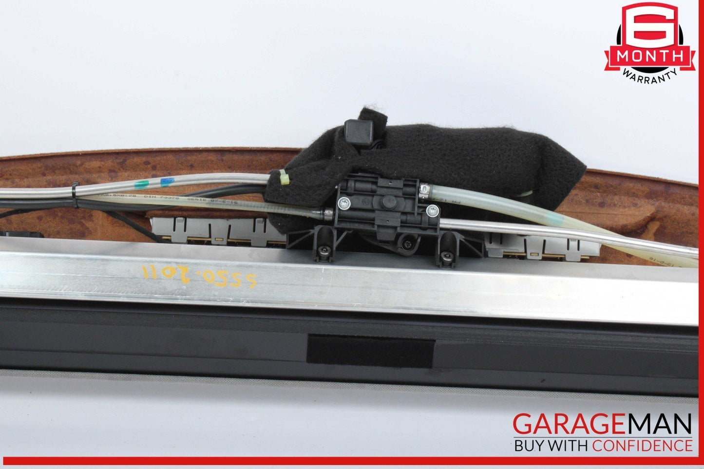 07-13 Mercedes W221 S550 Rear Window Sun Shade Screen Roller Blind w/ Trim OEM