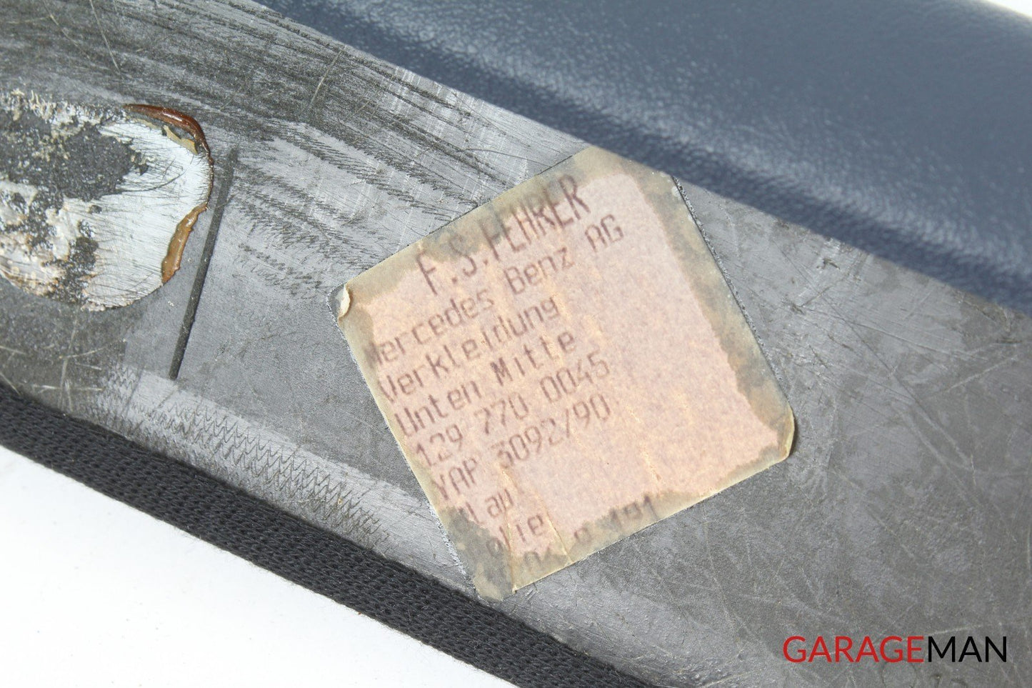 90-95 Mercedes R129 300SL 500SL Convertible Hard Top Molding Trim Panel A121 OEM