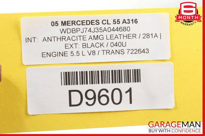 03-06 Mercedes W215 CL55 Voice Communication Control Module OEM