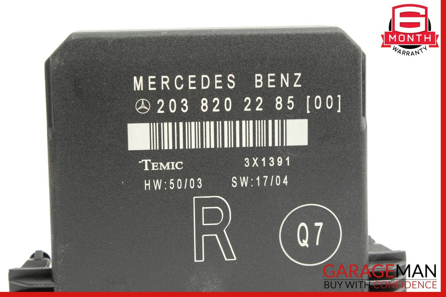 01-07 Mercedes W203 C230 C240 C320 Rear Right Door Control Module 2038202285 OEM