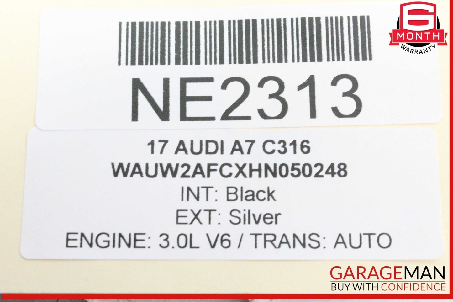 09-18 Audi A7 S4 A4 Rear Left Driver Side Upper Control Arm 8K0505323H OEM