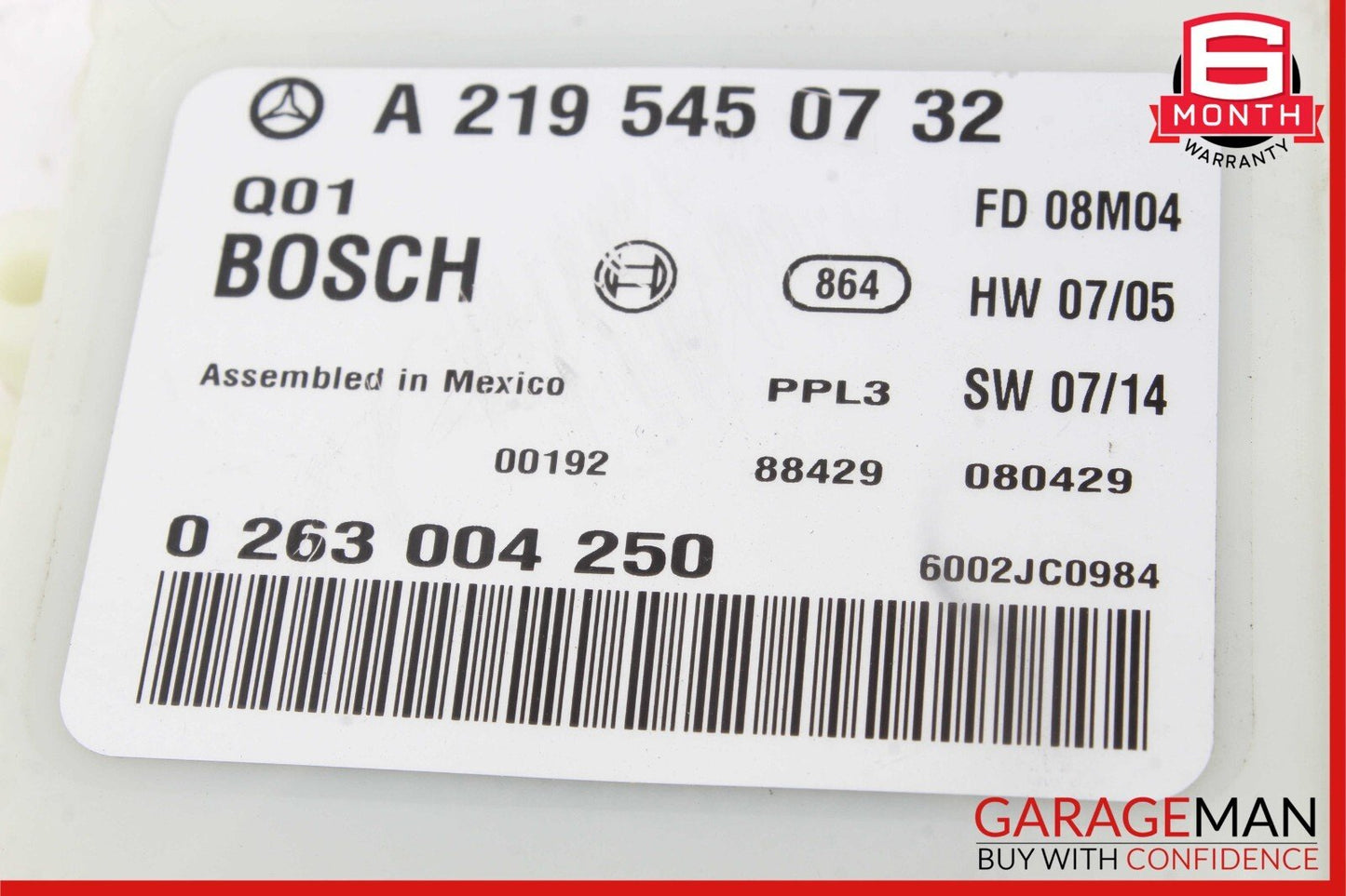 09-11 Mercedes W219 CLS550 CLS63 AMG Parking Distance Control PDC Module Unit