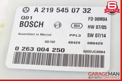 09-11 Mercedes W219 CLS550 CLS63 AMG Parking Distance Control PDC Module Unit