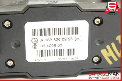 02-05 Mercedes W163 ML350 ML500 Rear AC Heater Climate Control 1638200926 OEM