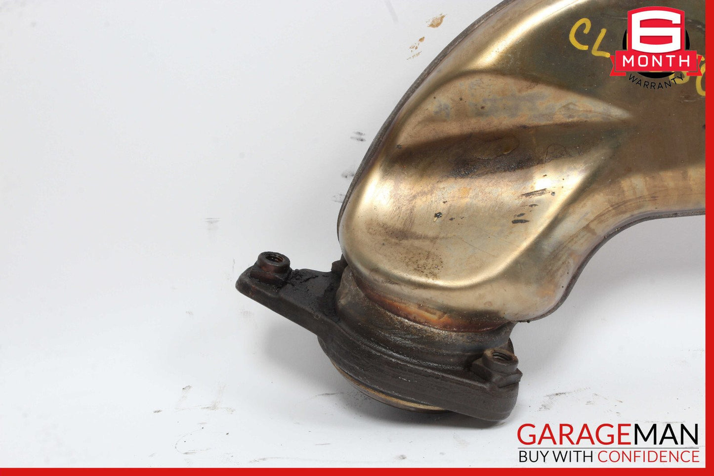 12-18 Mercedes W218 CLS550 4.6L Left Exhaust Pipe Adapter 2781400908 OEM