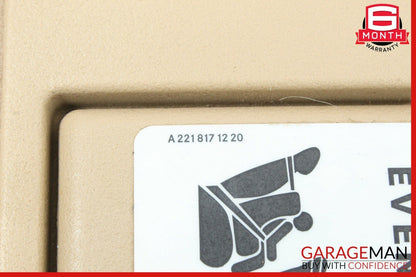 09-13 Mercedes W251 R350 R320 Front left Side Sun Visor Sun Shade Brown OEM