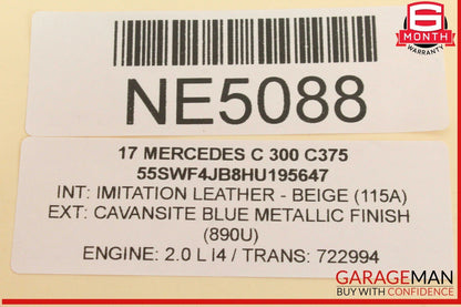 15-21 Mercedes W205 C300 Front Engine Fuse Relay Box Housing 2055402328 OEM
