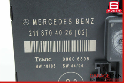 03-09 Mercedes W211 E350 E63 AMG Rear Left Driver Side Door Control Module Unit