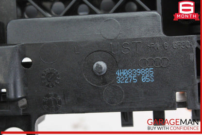 11-18 Audi A8 S8 Rear Left Driver Side Exterior Door Handle Gray 4H0839885 OEM