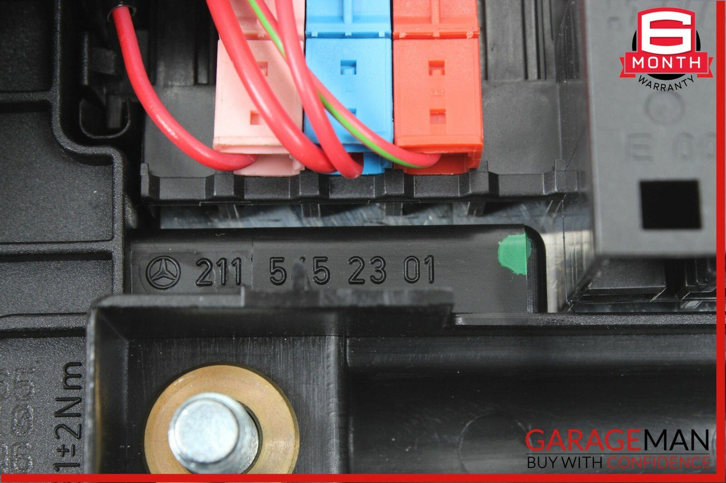 03-09 Mercedes CLS500 E320 E55 AMG Rear Trunk Fuse Relay Junction Box Assembly