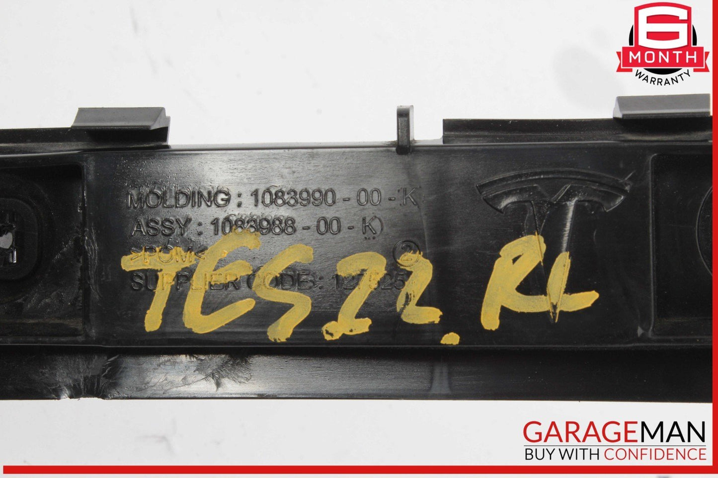 17-23 Tesla Model 3 Rear Left Driver Side Bumper Mount Support Bracket OEM