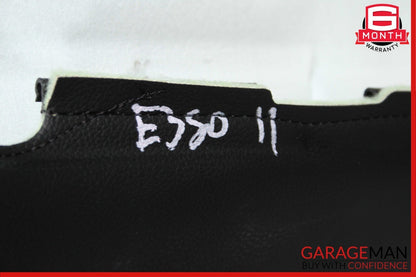 10-16 Mercedes W212 E350 E250 Front Left Side Top Upper Seat Cushion Cover Black