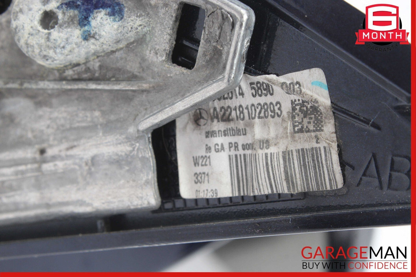 10-13 Mercedes W221 S500 S400 S600 S63 AMG Right Side Rear View Door Mirror OEM
