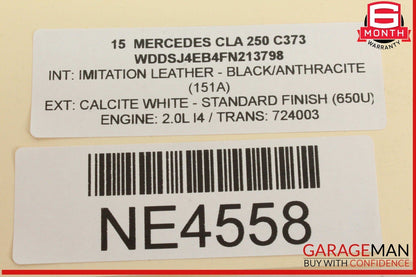 14-19 Mercedes W117 CLA250 GLA250 Throttle Accelerator Gas Pedal w/ Sensor OEM