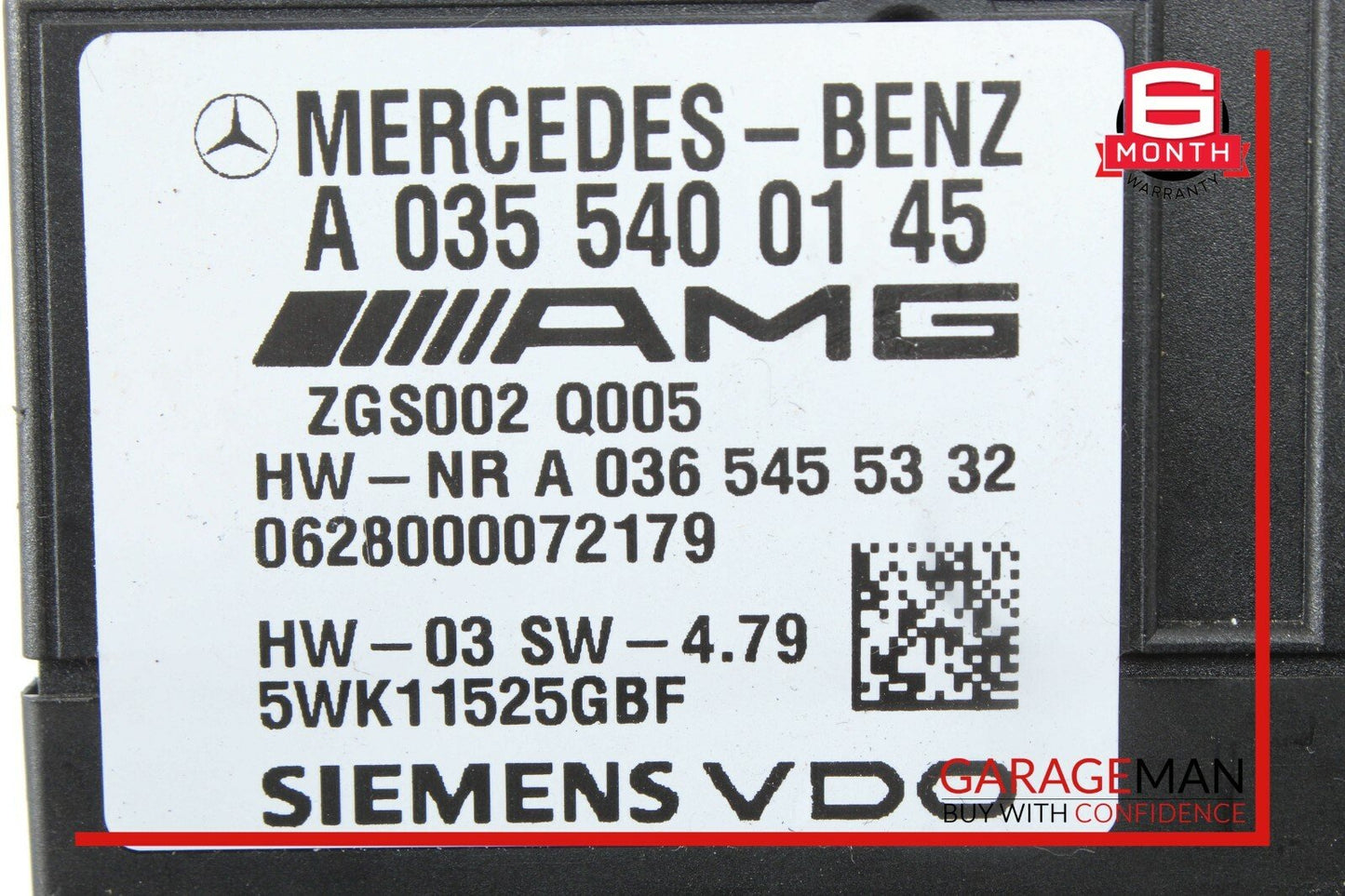 07-09 Mercedes CLS63 E63 ML63 AMG Fuel Pump Motor Controller Module Unit