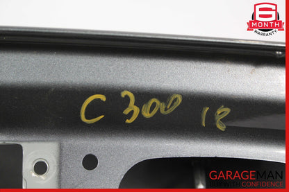 15-20 Mercedes W205 C300 C350 C43 Sedan Rear Trunk Lid Deck Panel Selenite Gray