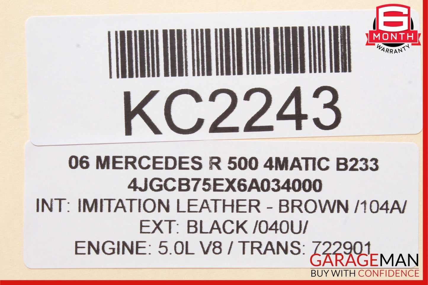 06-11 Mercedes R350 ML450 Headlight Head Light Lamp Control Switch Module Brown
