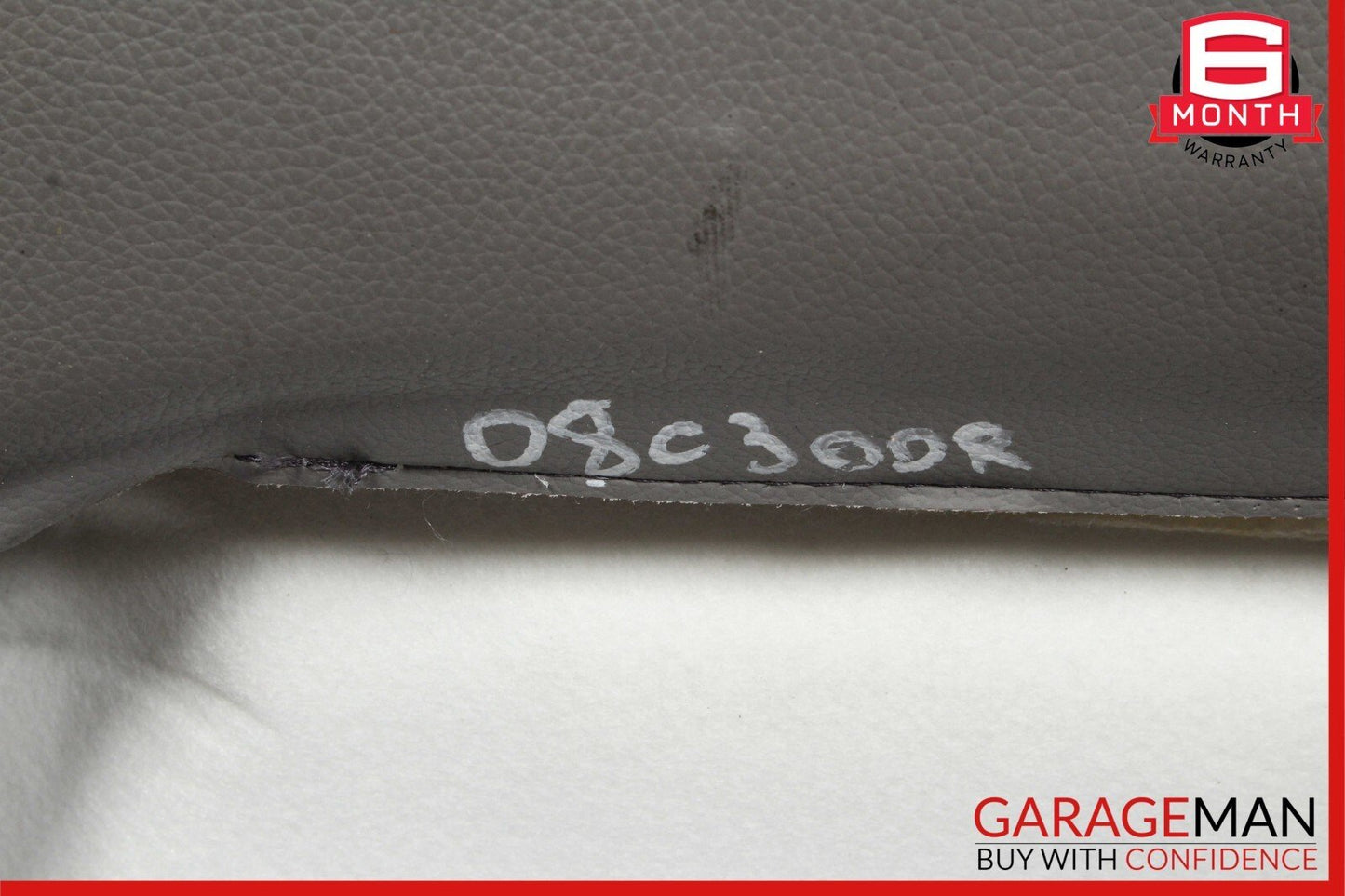08-14 Mercedes W204 C300 Sedan Front Right Side Top Upper Seat Cushion Grey