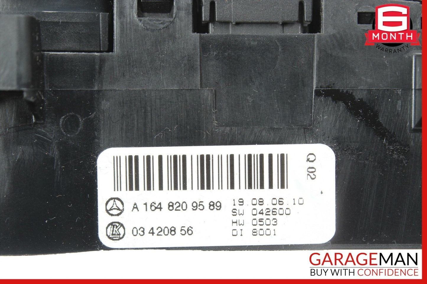 06-12 Mercedes X164 GL450 ML350 Rear AC A/C Heater Climate Control Switch OEM