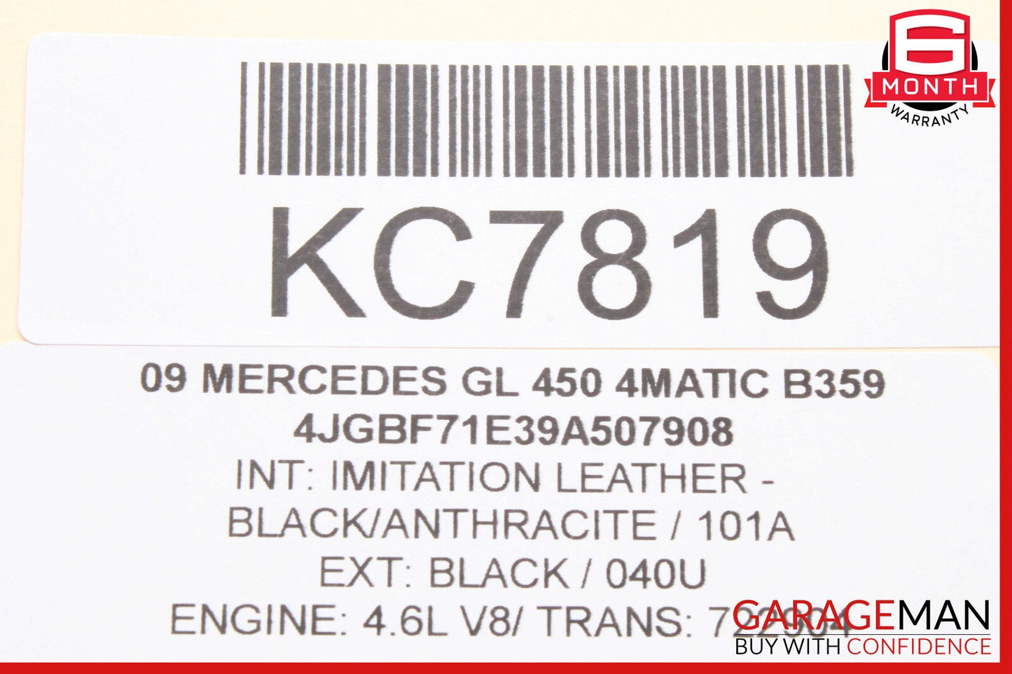 06-13 Mercedes X164 GL450 Window Regulator Motor Front Left Side OEM