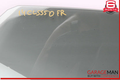 12-18 Mercedes W218 CLS550 Front Right Passenger Side Door Window Glass OEM