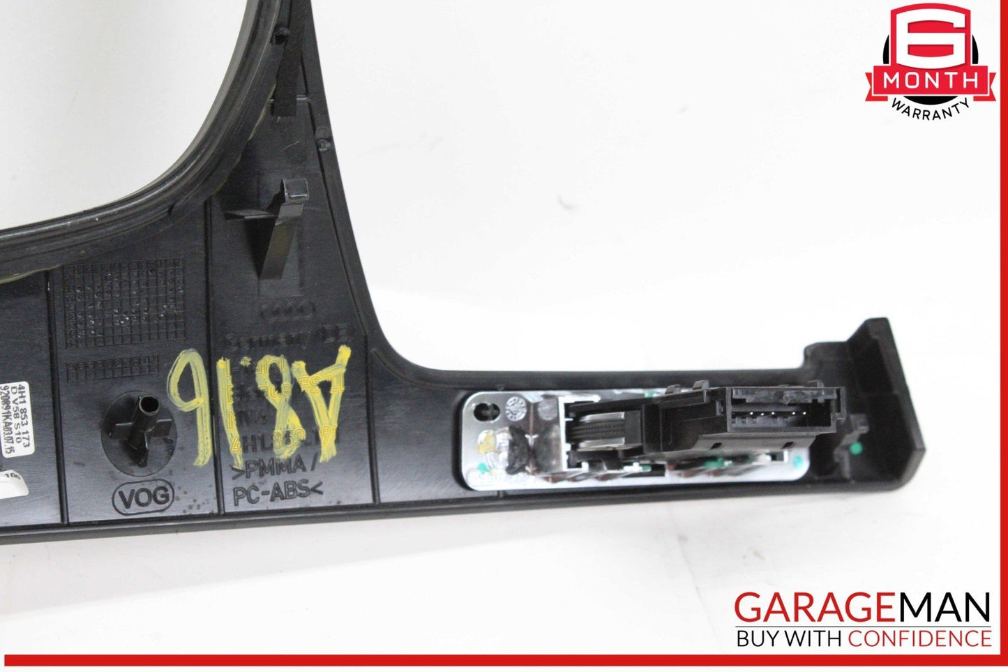 11-18 Audi A8 S8 Front Left Side Dash Trim Cover Panel w/ Control Switches OEM