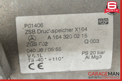 07-12 Mercedes X164 GL450 GL350 GL550 Airmatic Compressor Air Pressure Tank OEM