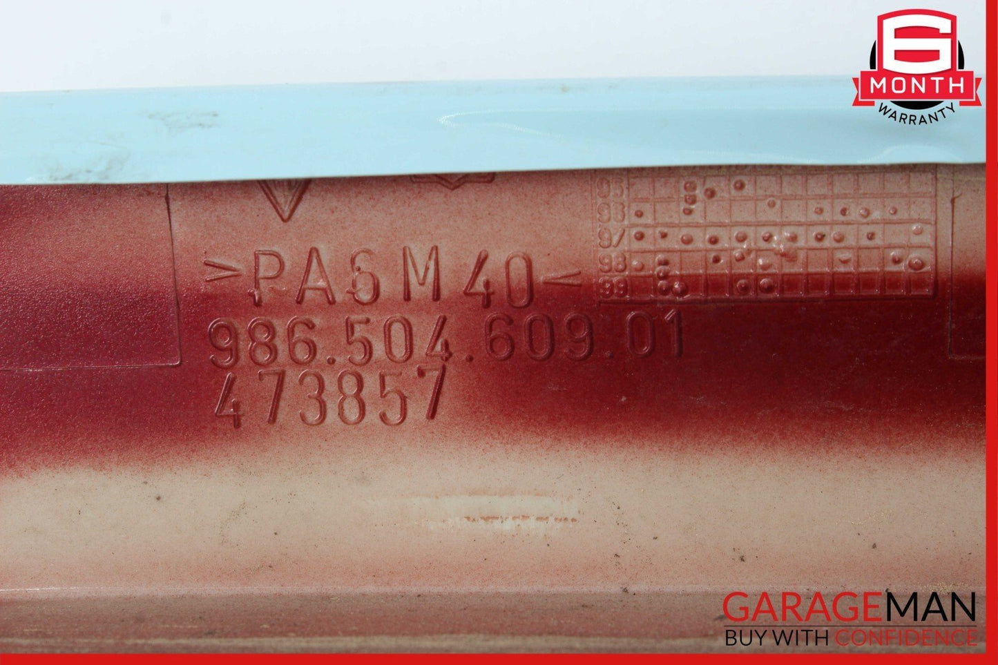 98-02 Porsche Boxster 986 Rear Spoiler Wing Trim Panel Cover Red / Blue