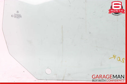01-04 Mercedes R170 SLK320 Front Right Passenger Side Auto Window Glass OEM