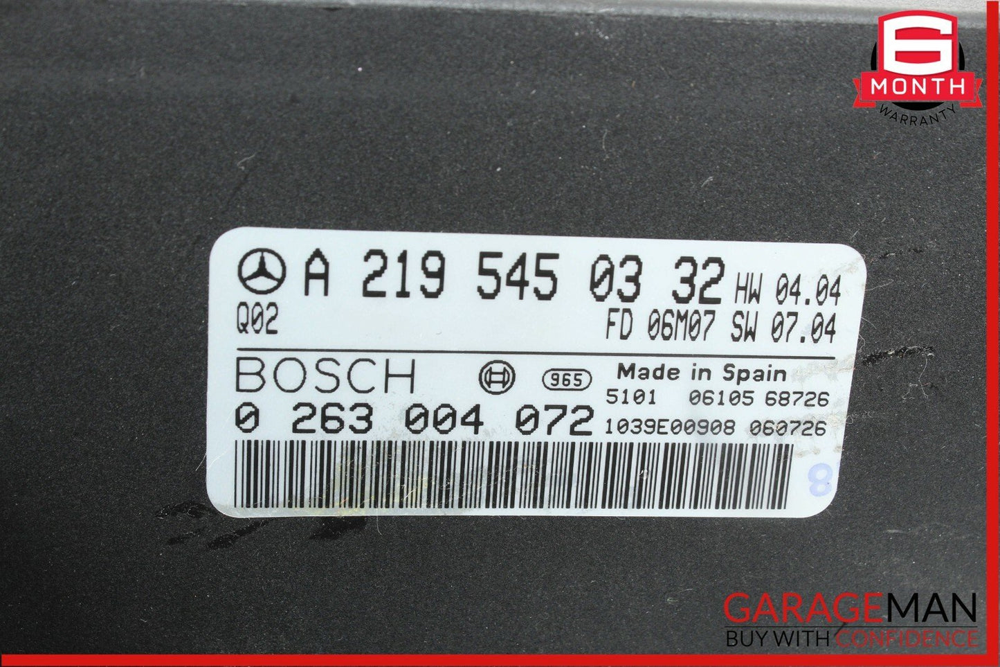 03-11 Mercedes W219 CLS500 CLS63 E55 AMG PDC Parktronic Control Module Unit OEM