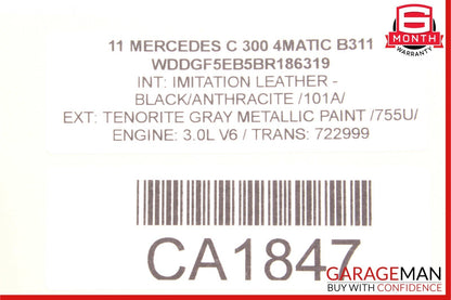 08-16 Mercedes W204 C300 E350 Front Left Door Window Regulator Motor Unit OEM