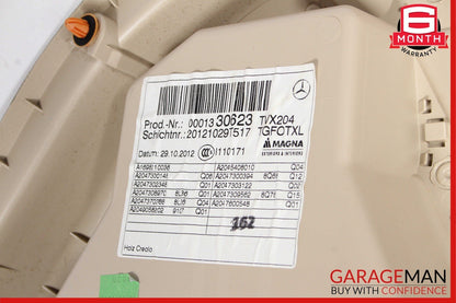 10-15 Mercedes X204 GLK320 GLK230 Rear Left Driver Interior Door Panel Beige OEM