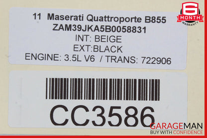 06-13 Maserati Quattroporte M139 Gas Fuel Tank Reservoir Assembly OEM