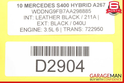 07-13 Mercedes W221 S400 CL550 Airmatic Air Suspension Control Module Q01 OEM