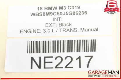 15-20 BMW M3 M4 Front Left Driver Side Turbo Charger Turbocharger OEM