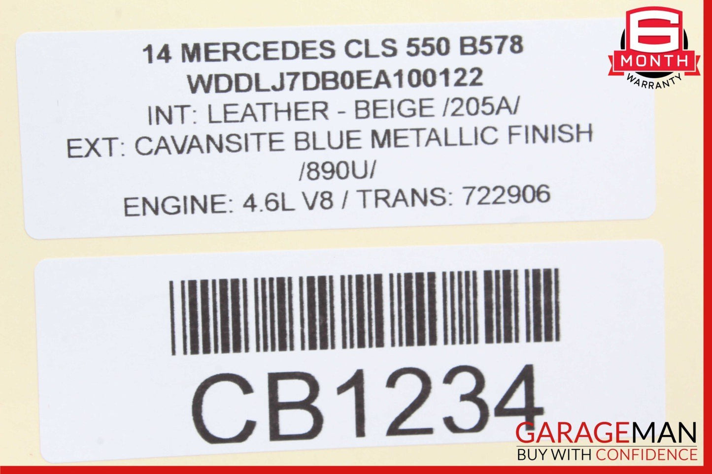 08-17 Mercedes W218 CLS550 CLS500 Rear Right or Left Side Lower Control Arm OEM