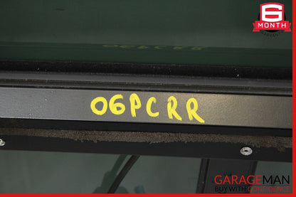 03-06 Porsche Cayenne 955 Rear Right Door Frame Window Regulator Glass Assy