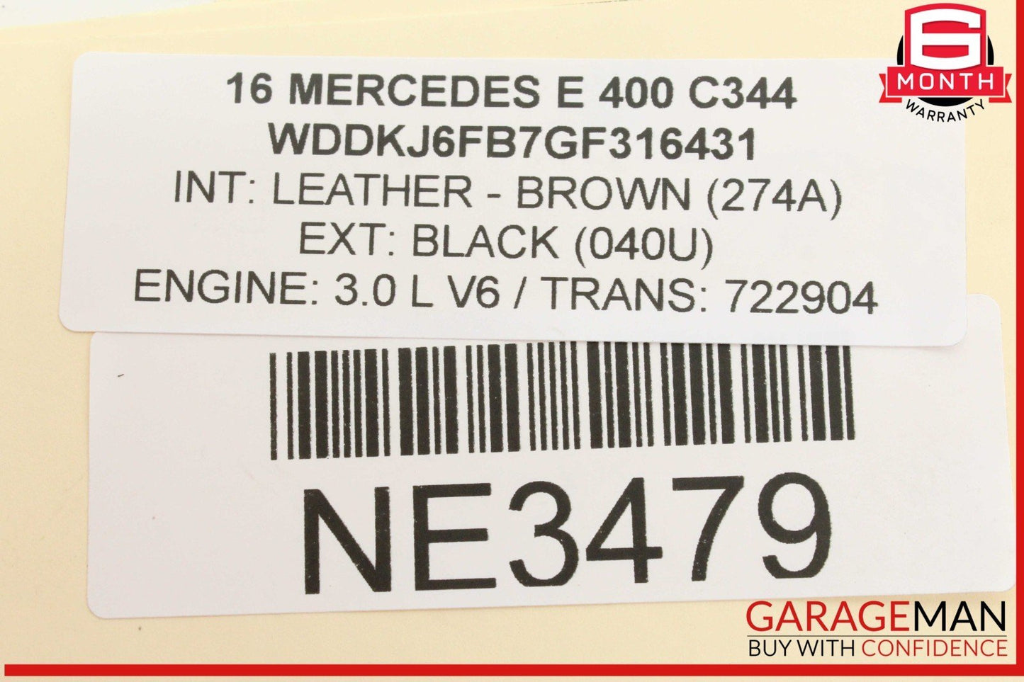 08-17 Mercedes W212 E400 Rear Right or Rear Left Side Upper Control Arm OEM