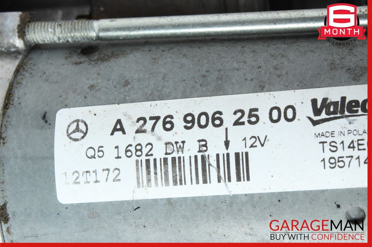 12-16 Mercedes W212 E350 SLK350 GLE350 3.5L V6 Valeo Engine Starter Motor Unit