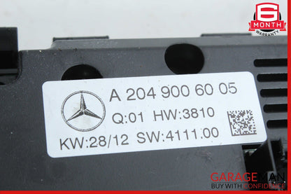 12-14 Mercedes W204 C250 C300 C350 AC A/C Heater Climate Control 2049006005 OEM