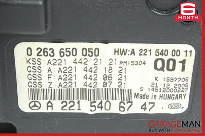 07-10 Mercedes W221 S550 S600 CL550 Instrument Cluster Speedometer Odometer