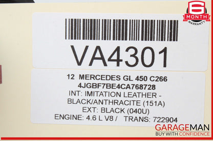 06-13 Mercedes X164 GL450 Front Right Passenger Side Door Control Module OEM