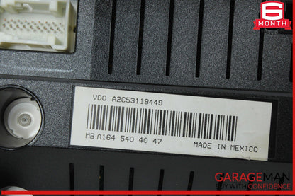 06-08 Mercedes W164 ML350 Speedometer Odometer Instrument Cluster OEM